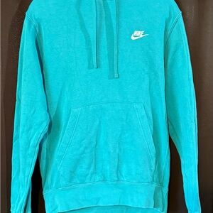 Nike Men's Teal Hoodie